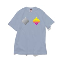 W グラマラスロゴ Tシャツ　W Glamorous Logo T-shirt （Reflector × Gradation）
