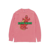 ドラゴンロンT　DRAGON Long Sleeve T-shirt（Pink）