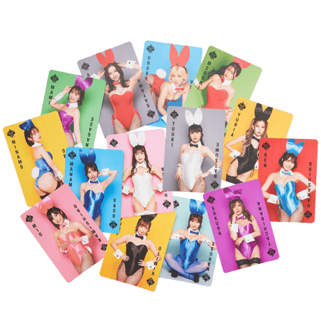 レッドドラゴン バニークラブ ブロマイド トランプ型　Red Dragon BUNNY CLUB Photo Cards（playing card type）