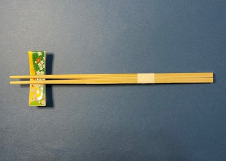 吉野桧箸①　角箸HA　白巻紙　九寸(24cm)　2,500膳