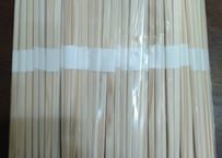 エゾ箸②　角箸(アスカ)　白巻紙　九寸(24cm)　2,500膳