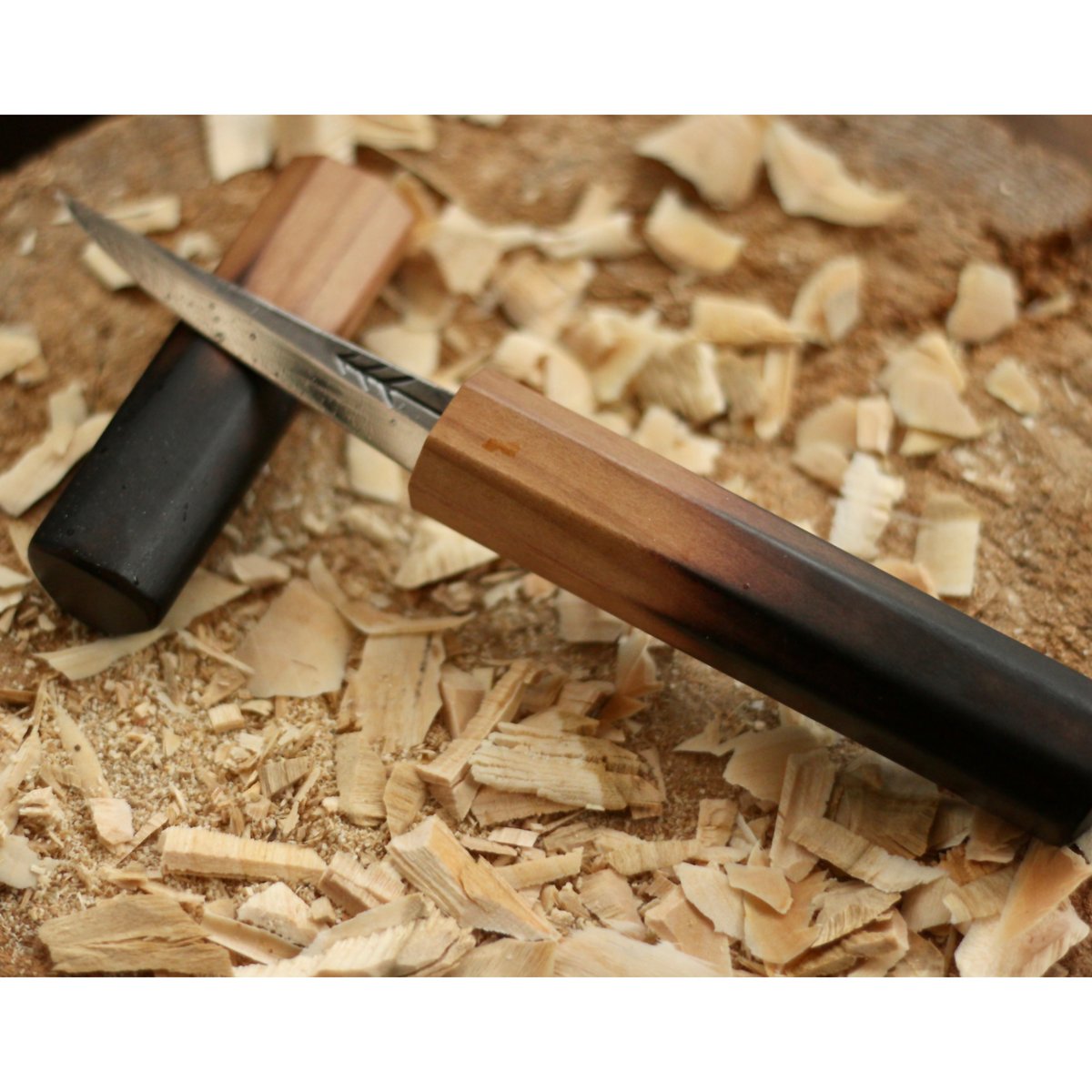 カービングナイフ木製マグネットシース付き | Ryuji Woodworks