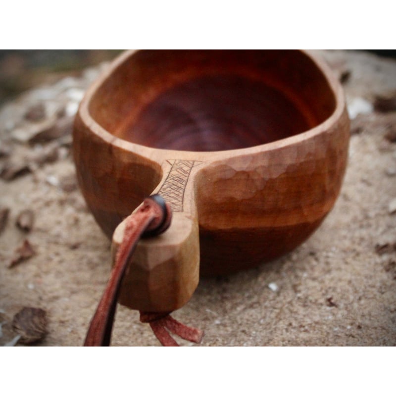 sunswood サンズウッド ククサ 山桜 手彫り 一点もの suns wood サンズ