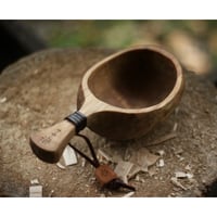 白樺のククサとスプーンのセット | Ryuji Woodworks