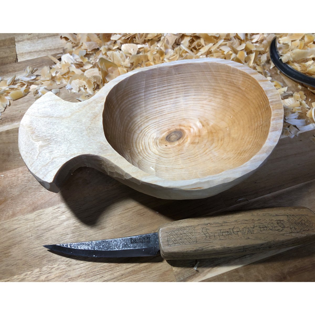 白樺のククサ ボウルタイプ | Ryuji Woodworks