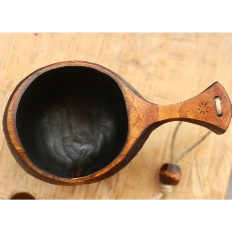 ククサ　白樺　柿渋コート　BR   S2   ／3 ククサ 白樺 柿渋コート BR S2 ／3