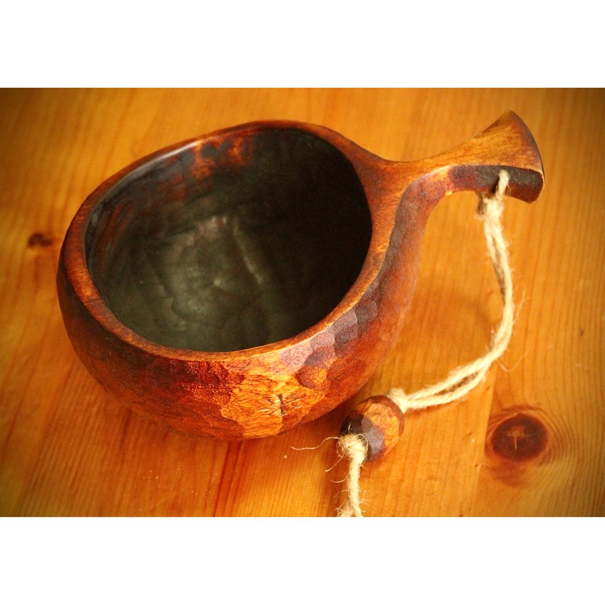 ホワイトバーチククサ（白樺ククサ）スポルテッド ホワイトバーチ