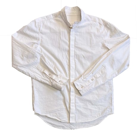 【受注生産】DBウイングカラーシャツ ( ホワイト / オフホワイト )