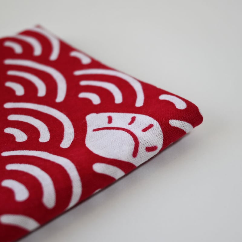 手ぬぐい ぎょうざ(赤) | 浜松注染手ぬぐい SOUHOU