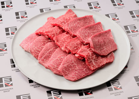 【秋田牛】焼肉用カット【赤身（モモ肉・ウデ肉）】　2〜3人前