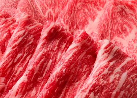 【秋田牛】すき焼き用スライス【バラ肉・モモ肉ミックス】　2〜3人前