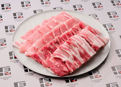 【秋田県産笑子豚（えこぶー）】焼肉用セット【ロース・バラ】　3〜4人前