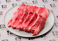 【秋田牛】すき焼き用スライス【バラ肉・モモ肉ミックス】　2〜3人前