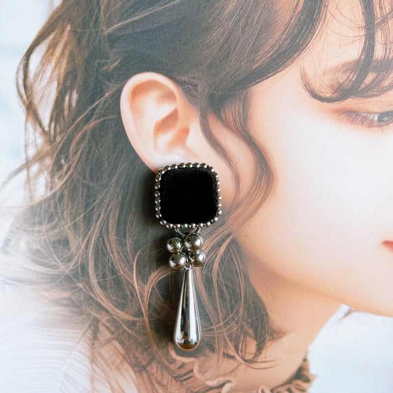 #961 再販 シルバー チェーン 大ぶり ピアス イヤリング ハンドメイド 961 再販 シルバー チェーン 大ぶり ハンドメイド ピアス