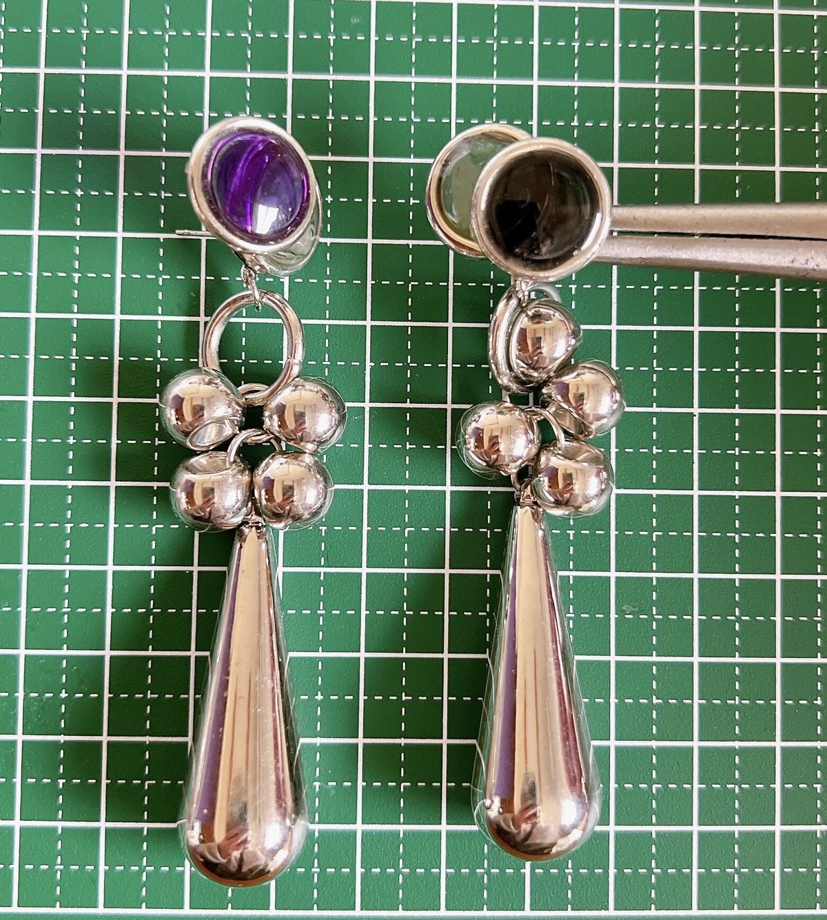 no.5893 ハンドメイド レジン ピアス イヤリング no.5893 ハンドメイド