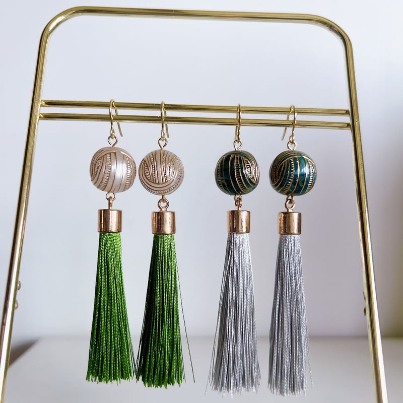 エスニックタッセルピアス・イヤリング | peth handmade accessory store