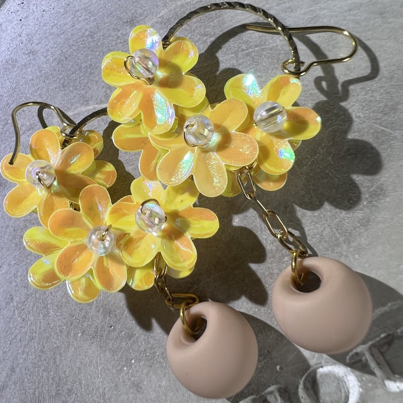 花籠ピアス・イヤリング | peth handmade accessory store 