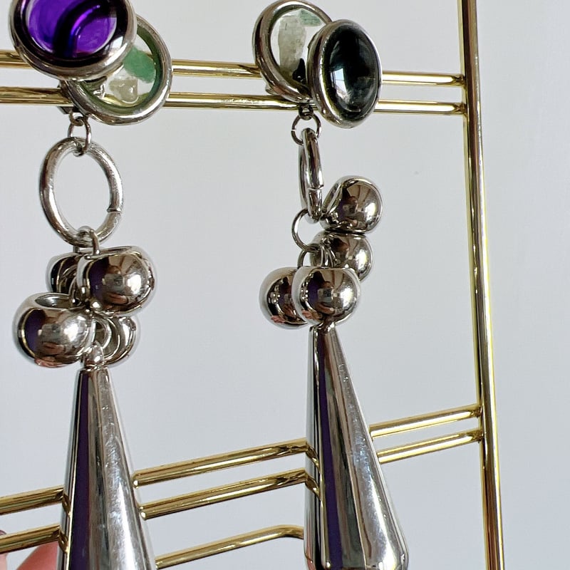 シルバーレジンピアス・イヤリング | peth handmade accessory store