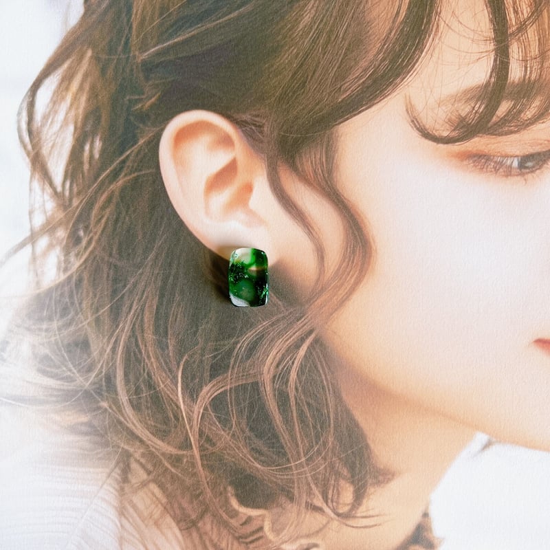 メルクストーリア　ぶらさがり緑精　イヤリング メルクストーリア ぶらさがり緑精 イヤリング 新品未使用 メルク