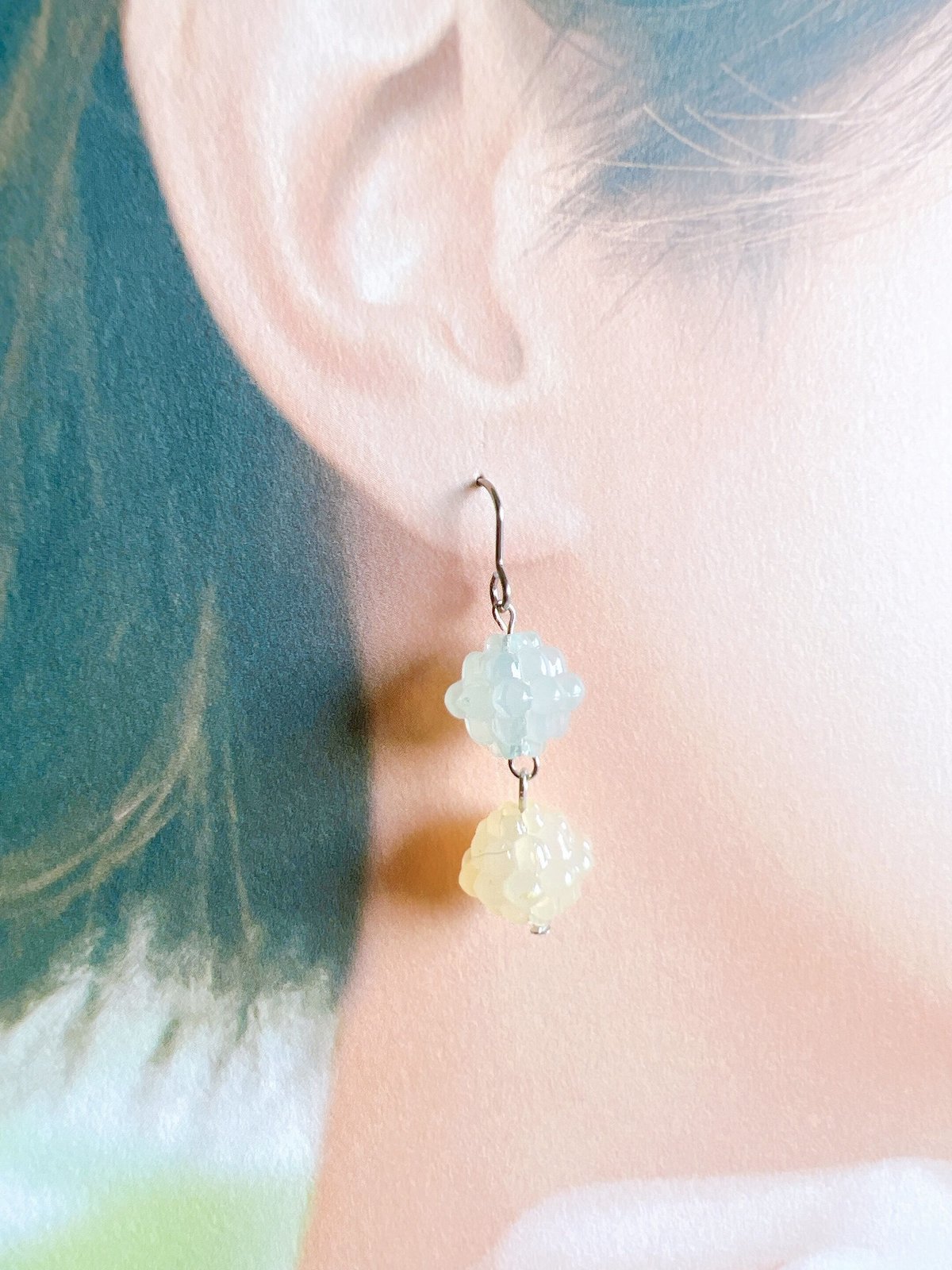 カラバリ3色】金平糖ピアス・イヤリング | peth handmade accessory
