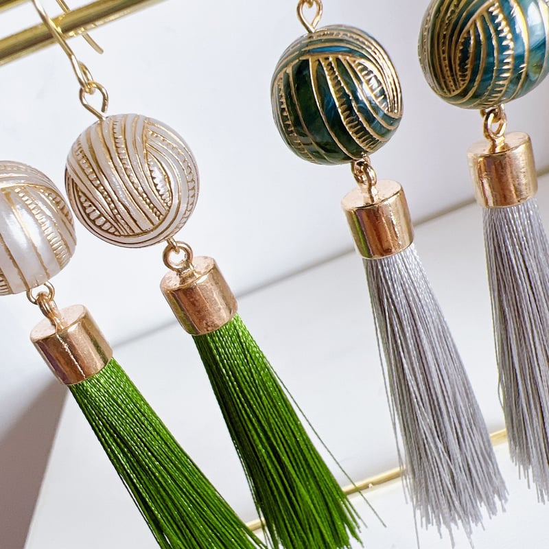 エスニックタッセルピアス・イヤリング | peth handmade accessory store