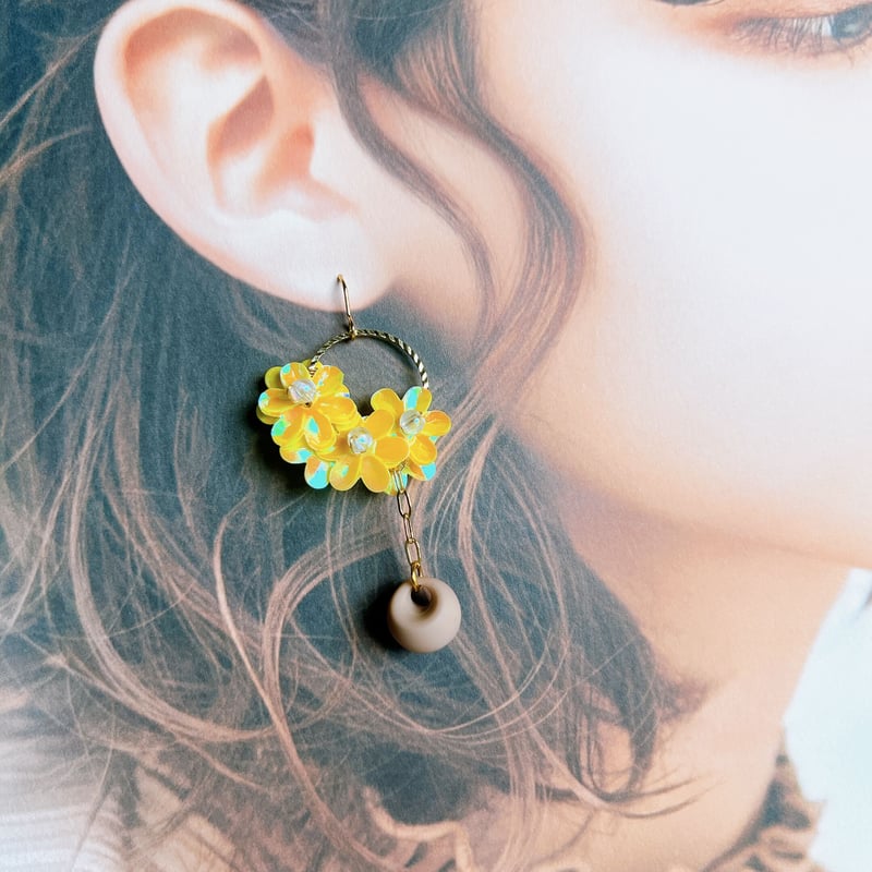 花籠ピアス・イヤリング | peth handmade accessory store