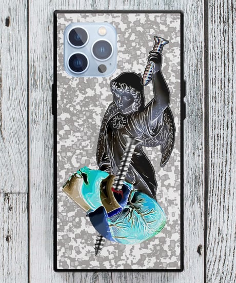 【iPhone Glass case】Heart Angel