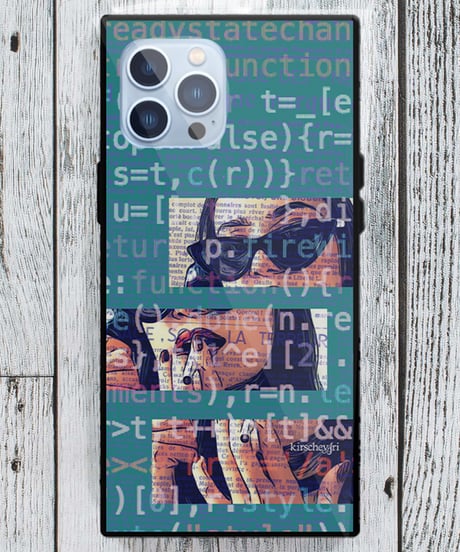 【iPhone Glass case】Prg NY