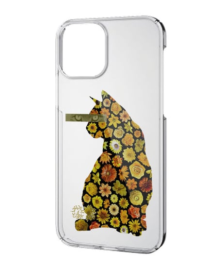 【iPhone Clear case】Flower Cat Eyes