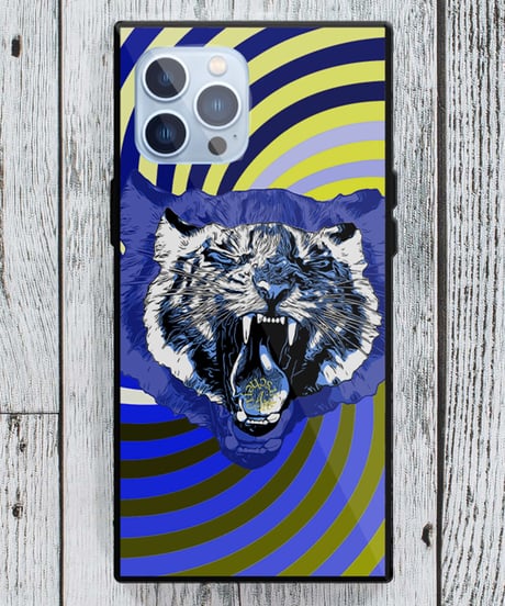 【iPhone Glass case】GOI Tiger