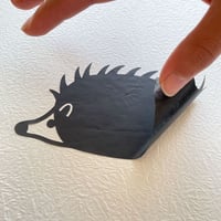 ハリネズミ ウォールステッカー（３枚セット）