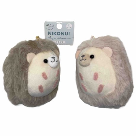 ニコぬい(L) ハリネズミ キーホルダー マグネット付きでくっつく