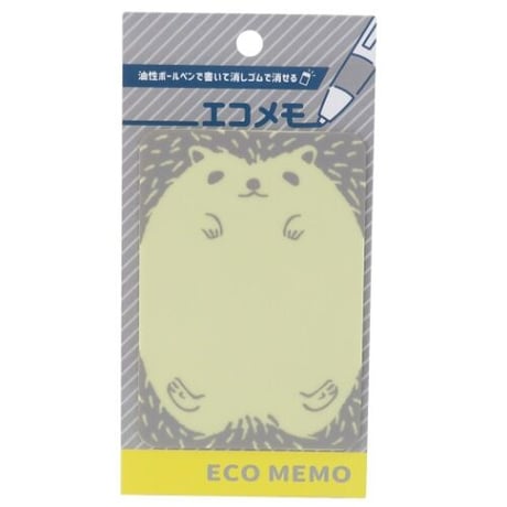エコメモ ハリネズミ　シリコン　ハリネズミグッズ
