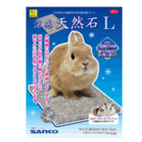 小動物 ひんやり アイテム 涼感　天然石　Ｌ ☆水・酸に強い天然石の 花崗岩(かこうがん)を使用した涼感プレート Lサイズ うさぎ