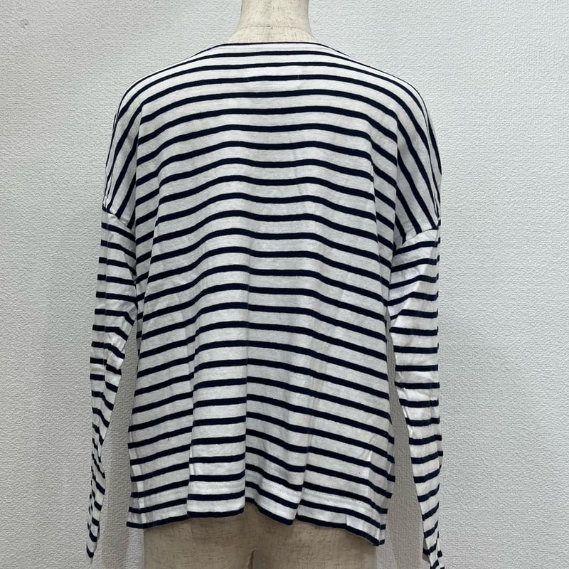 hands of creation コットンボートネック ボーダー長袖Tシャツ | switc
