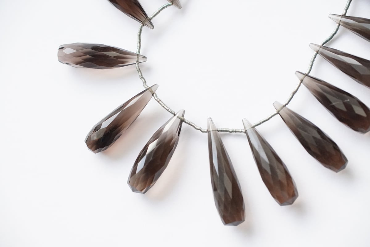 スモーキークォーツ moon shape.（1点限り）