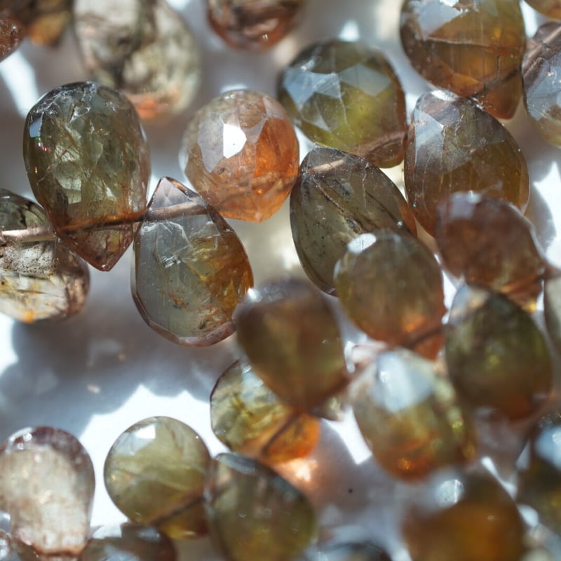 天然石　アンダリュサイト＆ペリドット　ソンゲアサファイア＆グランディディエライト 天然石アンダリュサイト＆ペリドットソンゲアサファイア＆グラン