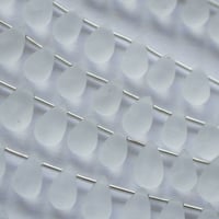 クリスタル（水晶）　フロスト　スムース　ドロップ
