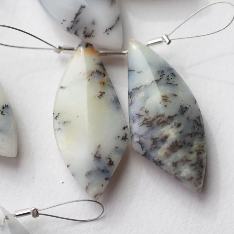 オリジナルカット】 デンドリックオパール ペア販売 | Sea gems