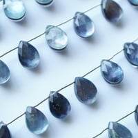 【残り僅か】ブラックオニキス×ホワイトシェル×クリスタル（5レイヤー）　ファセット　ペアシェイプ