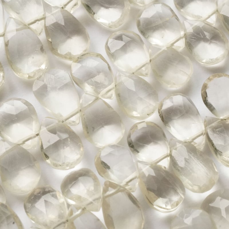 レア】イエローラブラドライト（オーソクレース） ファセット ペア