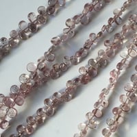 【レア・B品質】ドラゴンガーネット（マラヤガーネット）　スムース　ペアシェイプ