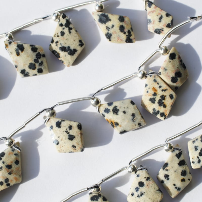 ダルメシアンジャスパー ファセット カイト | Sea gems