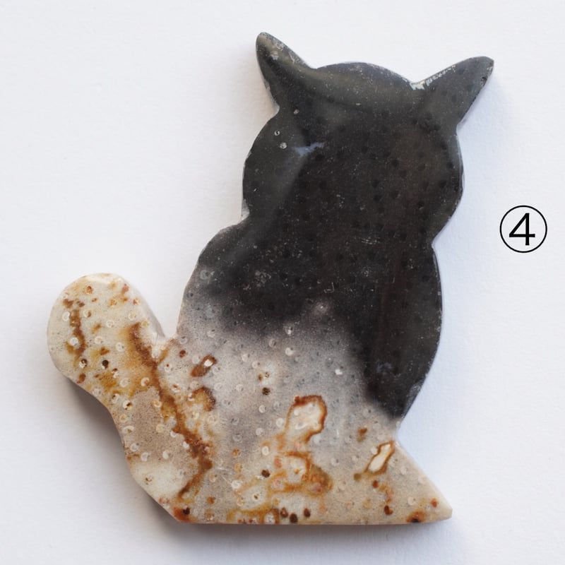 パームルートアゲート（ヤシの木の化石） ペーパーウエイト（置物