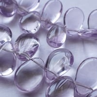 【ラスト１点・B品】ピンクアメシスト　スムース　ペアシェイプ