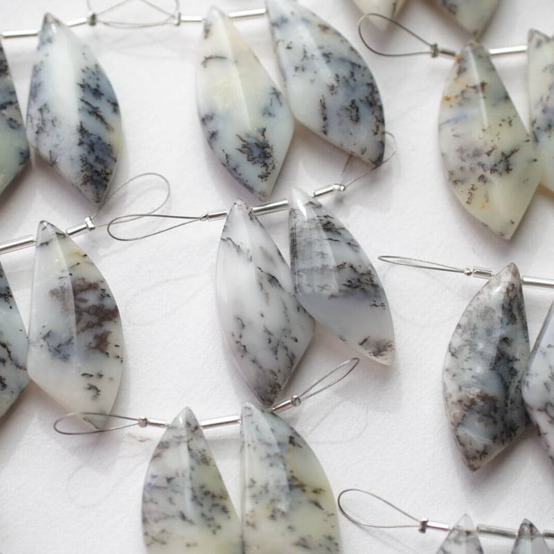 オリジナルカット】 デンドリックオパール ペア販売 | Sea gems