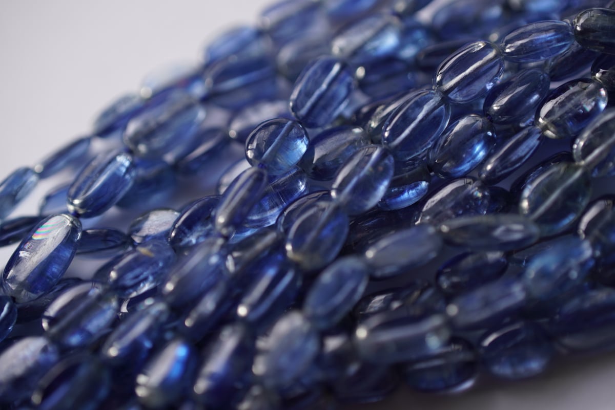 ウォーターカイヤナイト⭐︎スムースドロップ 1連 【公式通販】