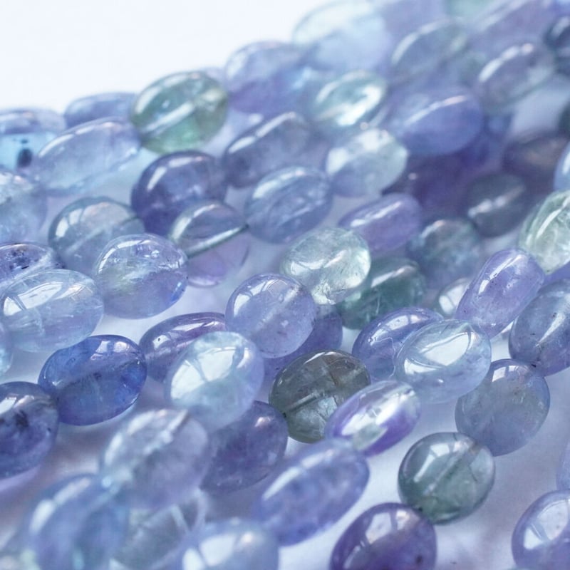 ラスト1点・レア】バイカラータンザナイト スムース タンブル