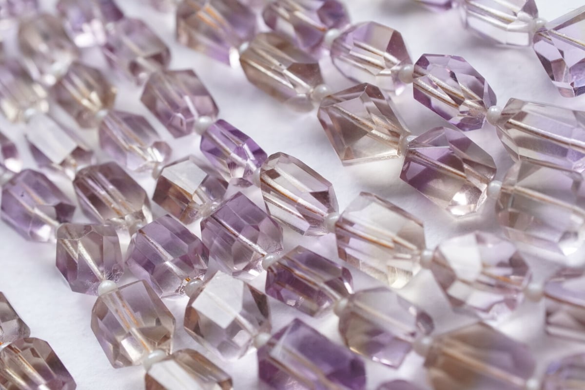 高品質】アメトリン ファセットタンブル | Sea gems