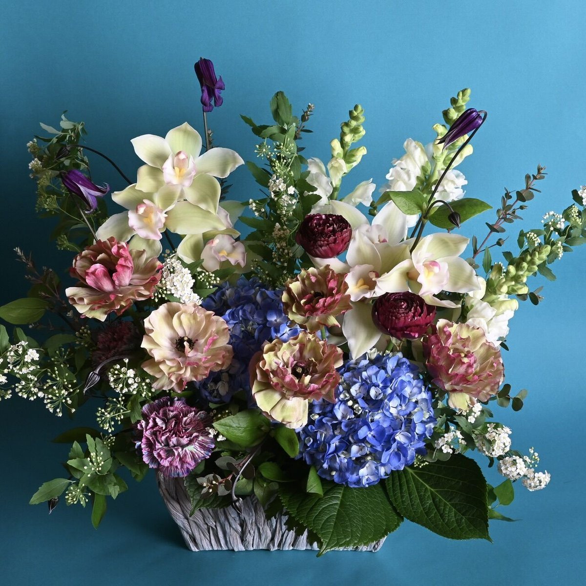 フラワーアレンジの器 ドライフラワー器アレンジ - ピンク - | お花の通販AND PLANTS